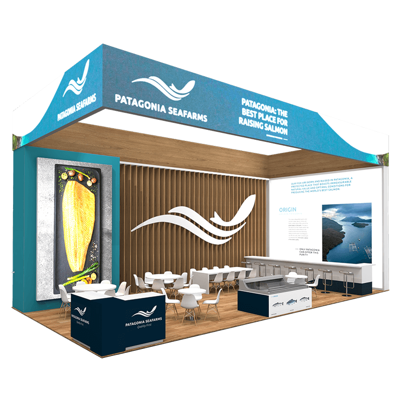 Patagonia exhibit booth display