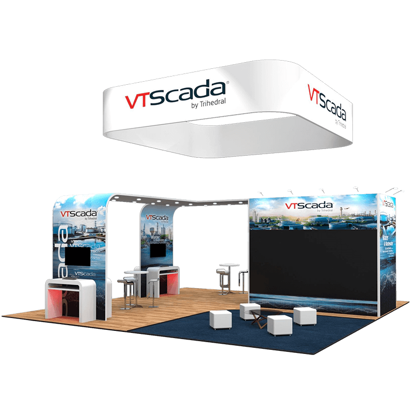 VT Scada exhibit booth display available in the Daytona Beach and Palm Coast, FL