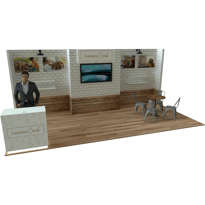 Lanana Creek exhibit booth available in the Daytona Beach and Palm Coast, FL