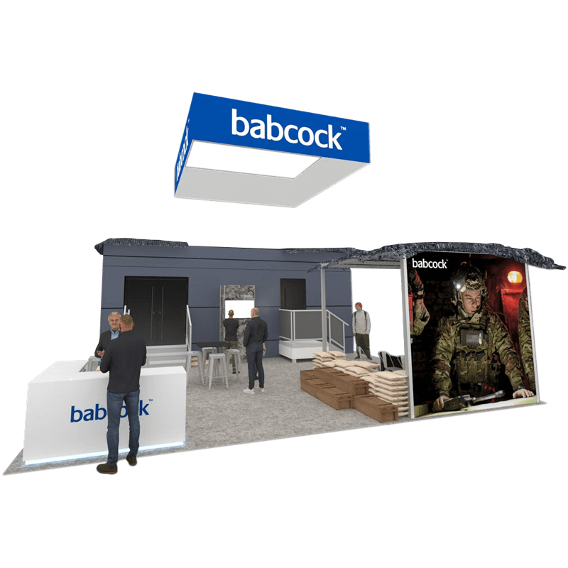 Babcock exhibit booth
