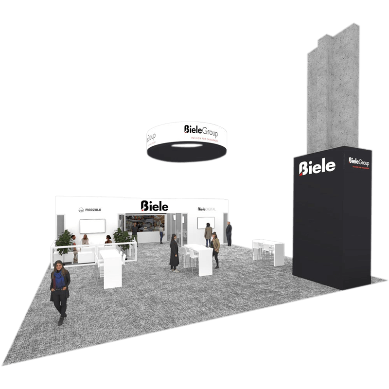 Biele exhibit booth