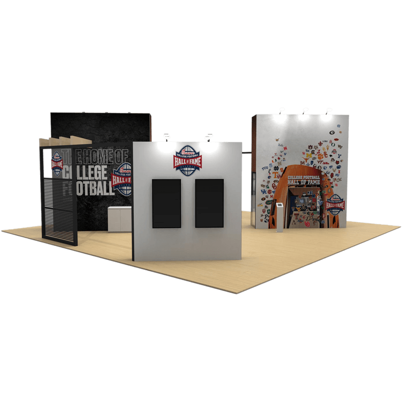 College Football Hall of Fame exhibit booth