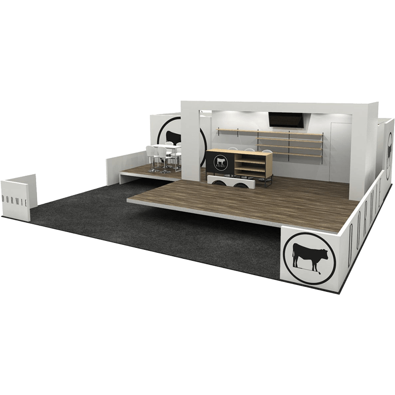 Dormie exhibit booth