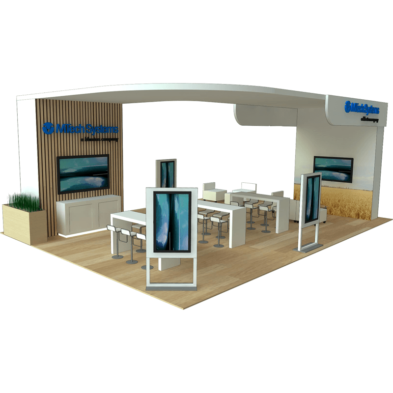 MTech Systems exhibit booth