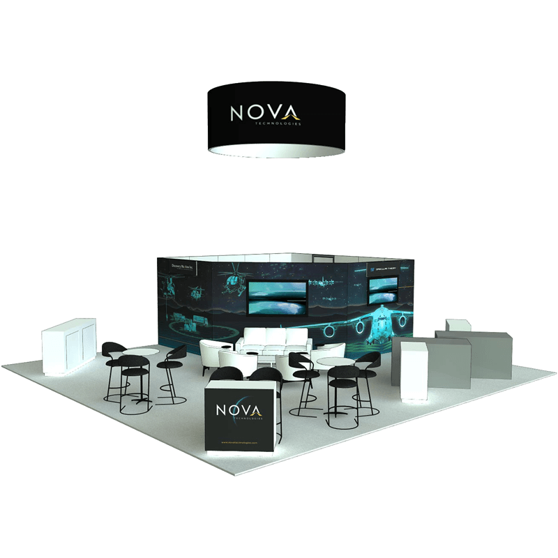 Nova Technologies exhibit booth