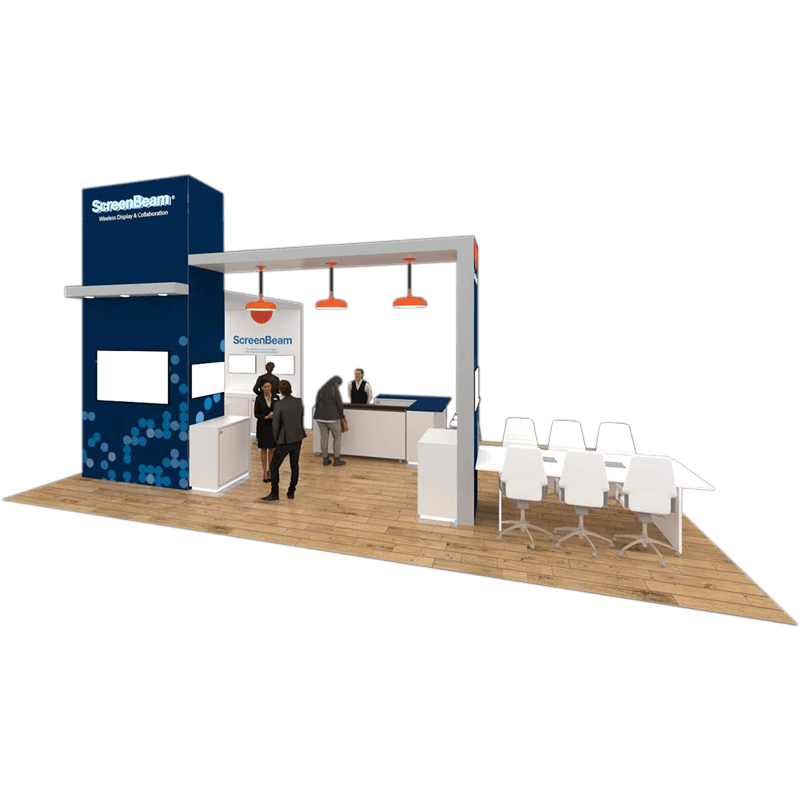 Screenbeam exhibit booth