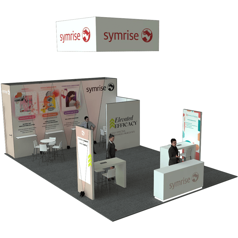 Symrise exhibit booth