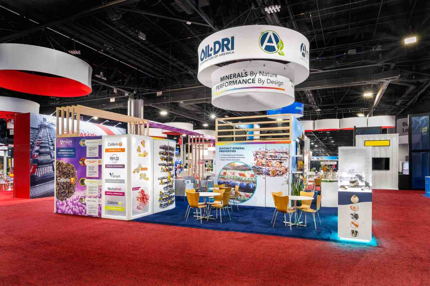 Amlan booth display at IPPE 2025 trade show