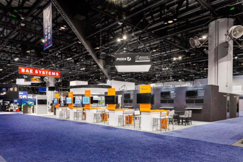 BAE Systems exhibit booth at IITSEC 2025