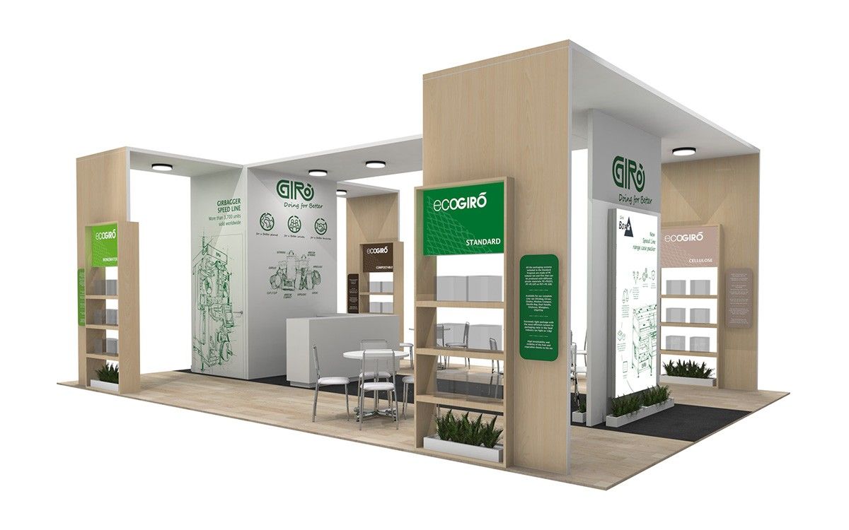 Giro 20x30 trade show booth layout