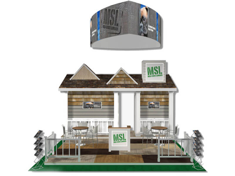 custom exhibit booth display
