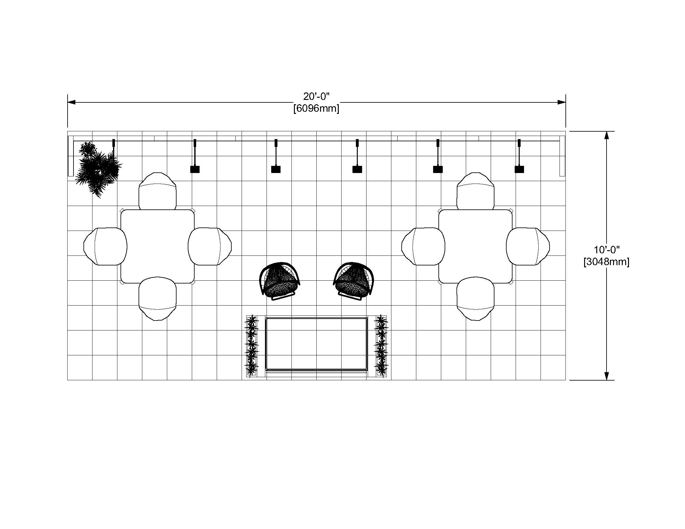 floor plan of booth display
