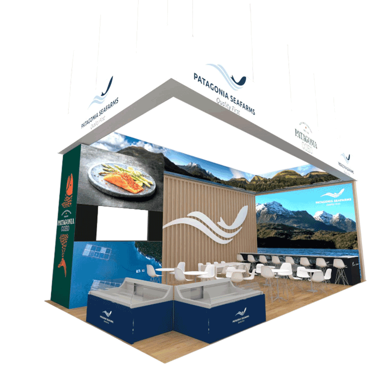 Patagonia Seafarms booth